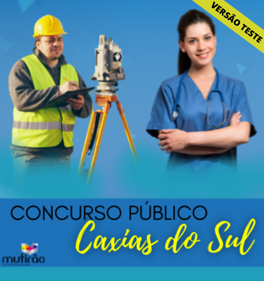 Prep. Concurso Prefeitura de Caxias do Sul - Verso TESTE