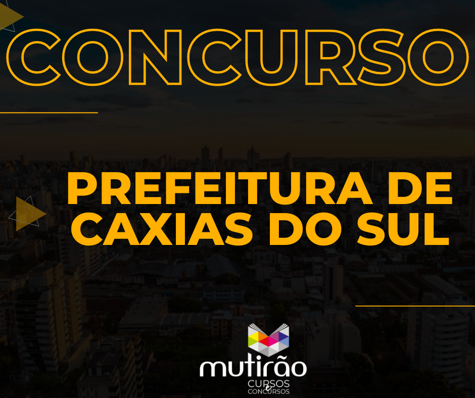 Prep. Concurso Prefeitura de Caxias do Sul Ed. 2/2020